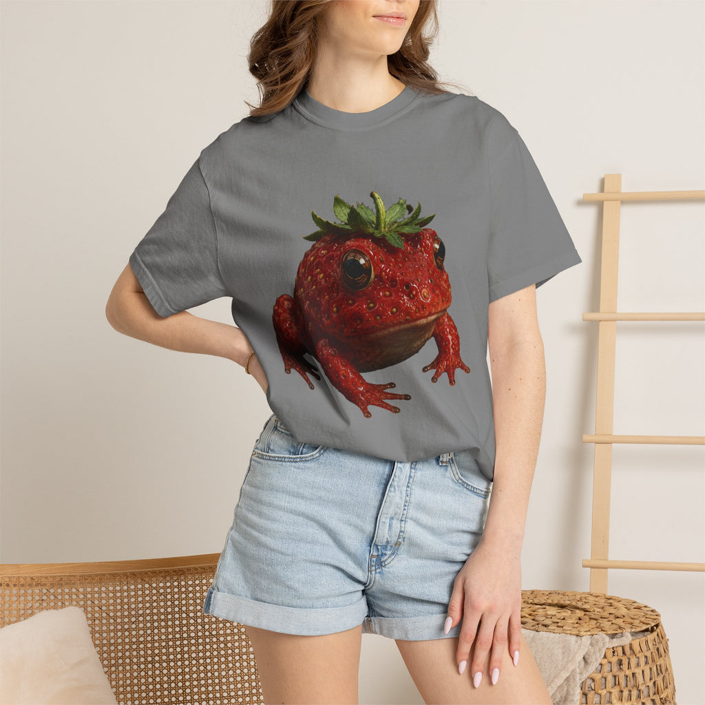 Strawberry Toad T‑Shirt — Cute Strawberry Frog Graphic Tee