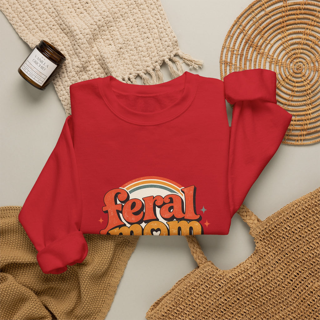 Mom Life Crewneck Sweatshirt — Cozy 'mom life' Pullover for Moms
