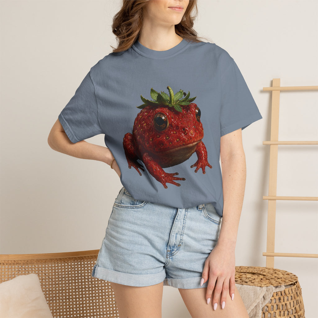 Strawberry Toad T‑Shirt — Cute Strawberry Frog Graphic Tee
