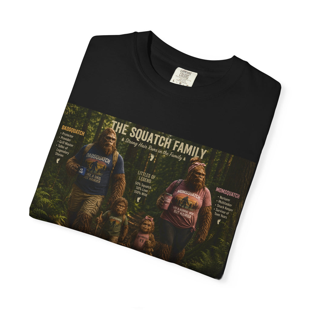 Squatch Family T-Shirt — Bigfoot Family Tree Graphic Tee