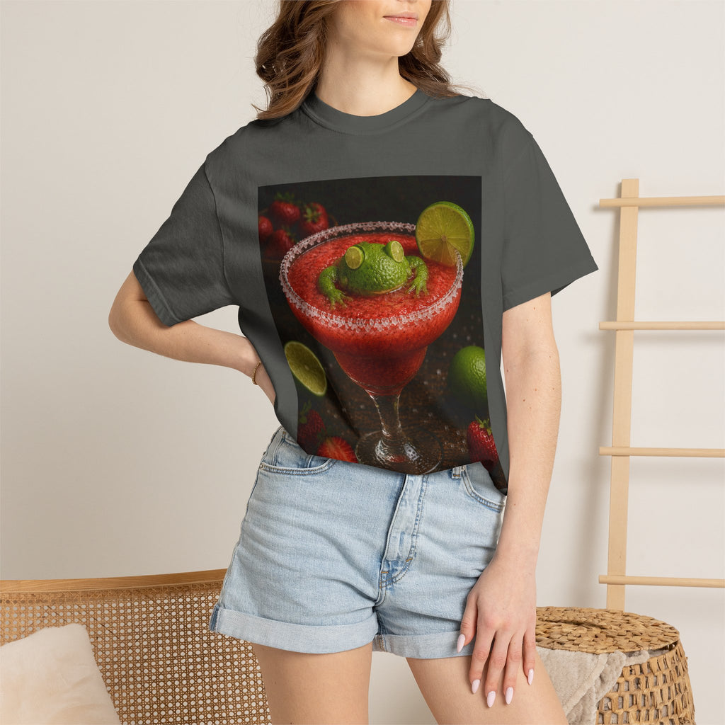 Strawberry Margarita T-Shirt — Fruity Cocktail Graphic Tee