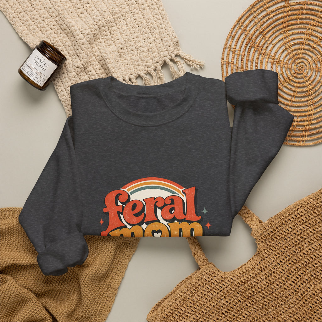 Mom Life Crewneck Sweatshirt — Cozy 'mom life' Pullover for Moms