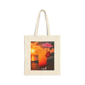 Tote Bag — Tropical Sunset Cocktail Print tequila sunrise frog