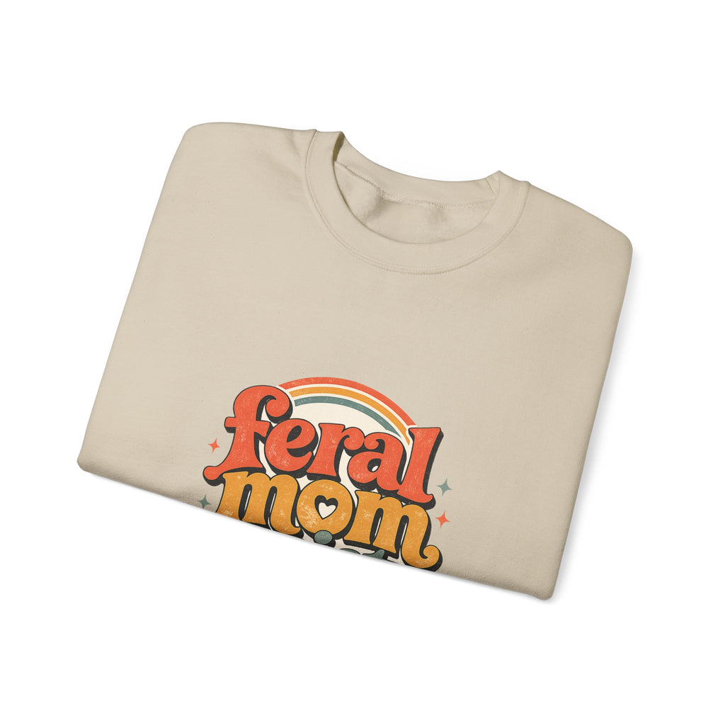 Mom Life Crewneck Sweatshirt — Cozy 'mom life' Pullover for Moms