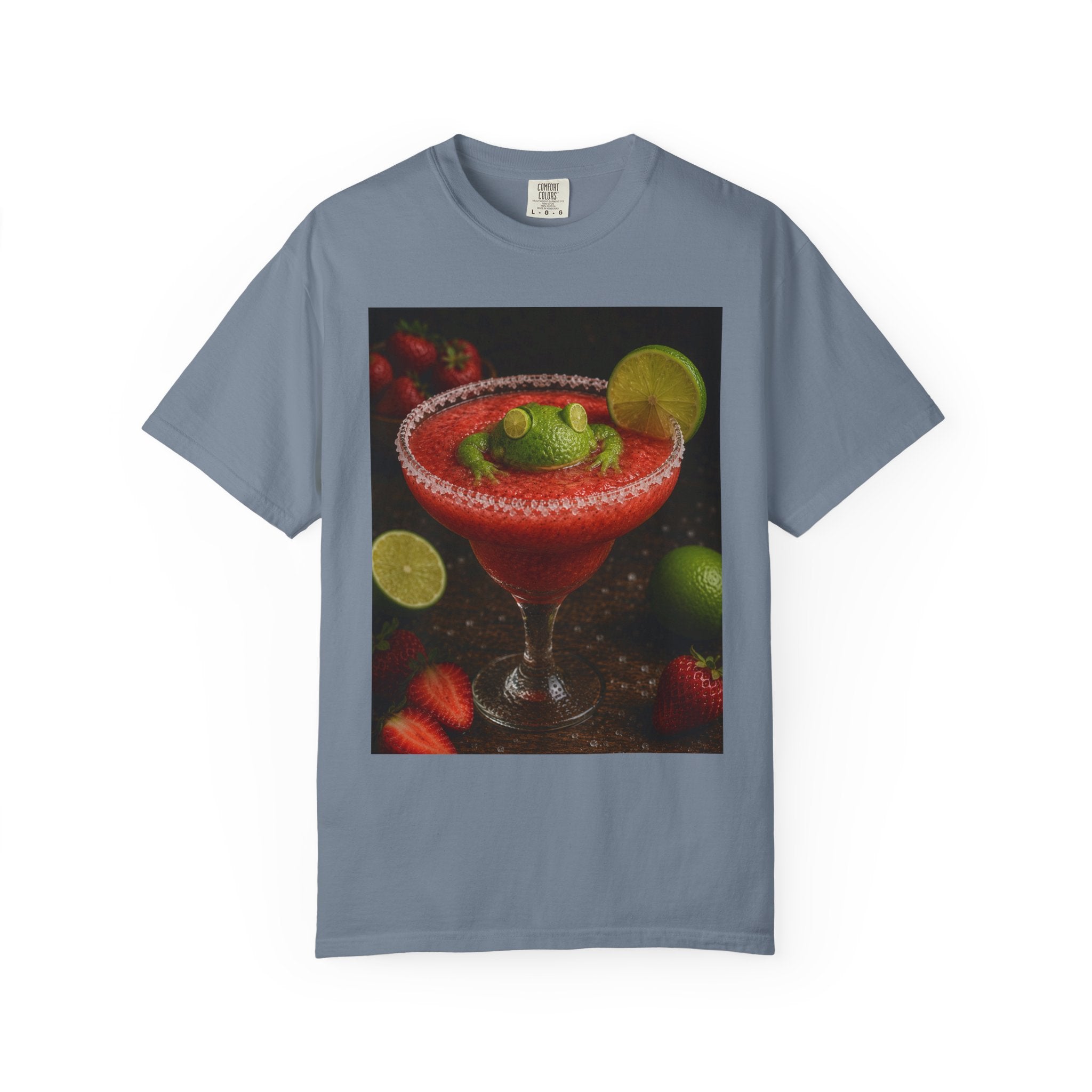 Strawberry Margarita T-Shirt — Fruity Cocktail Graphic Tee