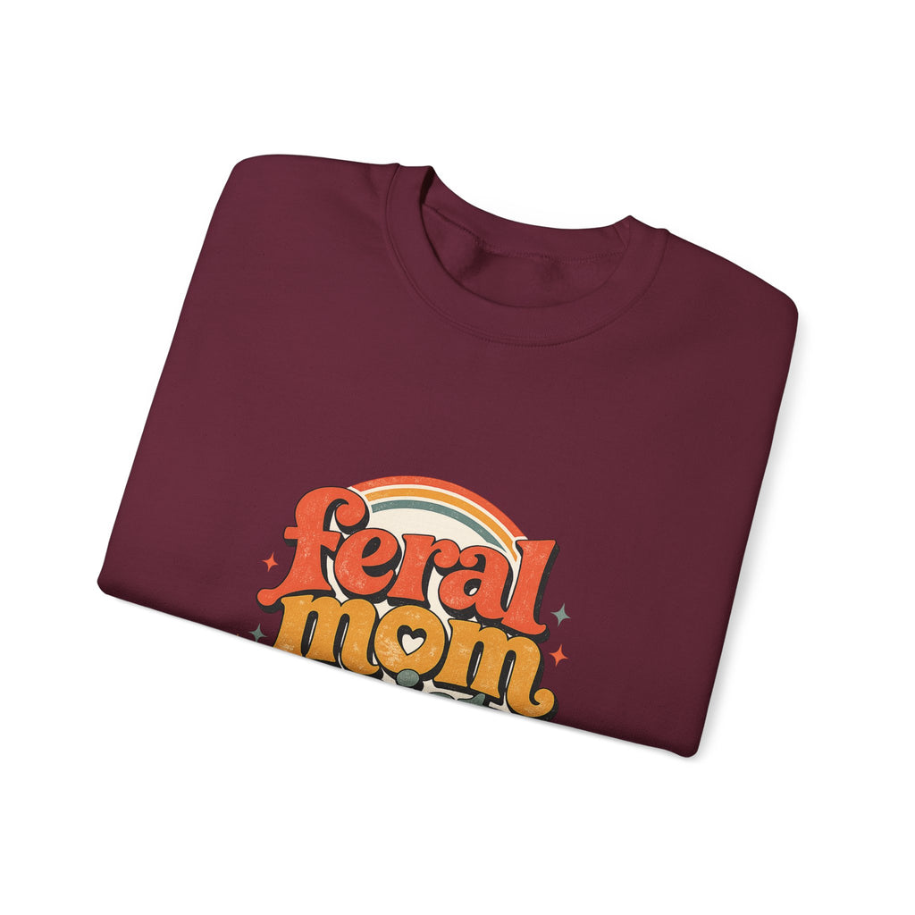 Mom Life Crewneck Sweatshirt — Cozy 'mom life' Pullover for Moms