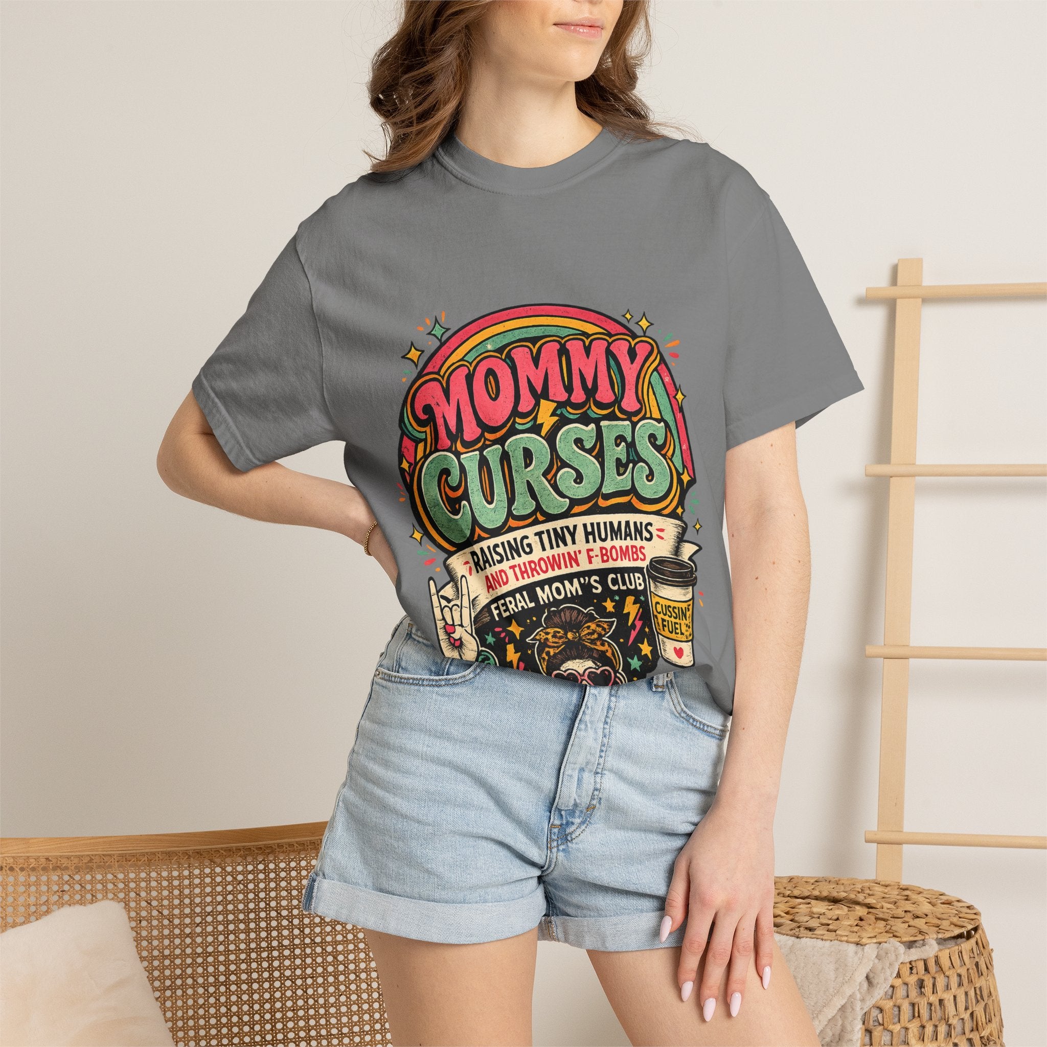 Mommy Curses Graphic T-Shirt — Funny Mom Shirt