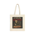 Tote Bag — Retro Horror 'Just Out Here Trying to Make Friends, It's Called Networking' Cotton Tote