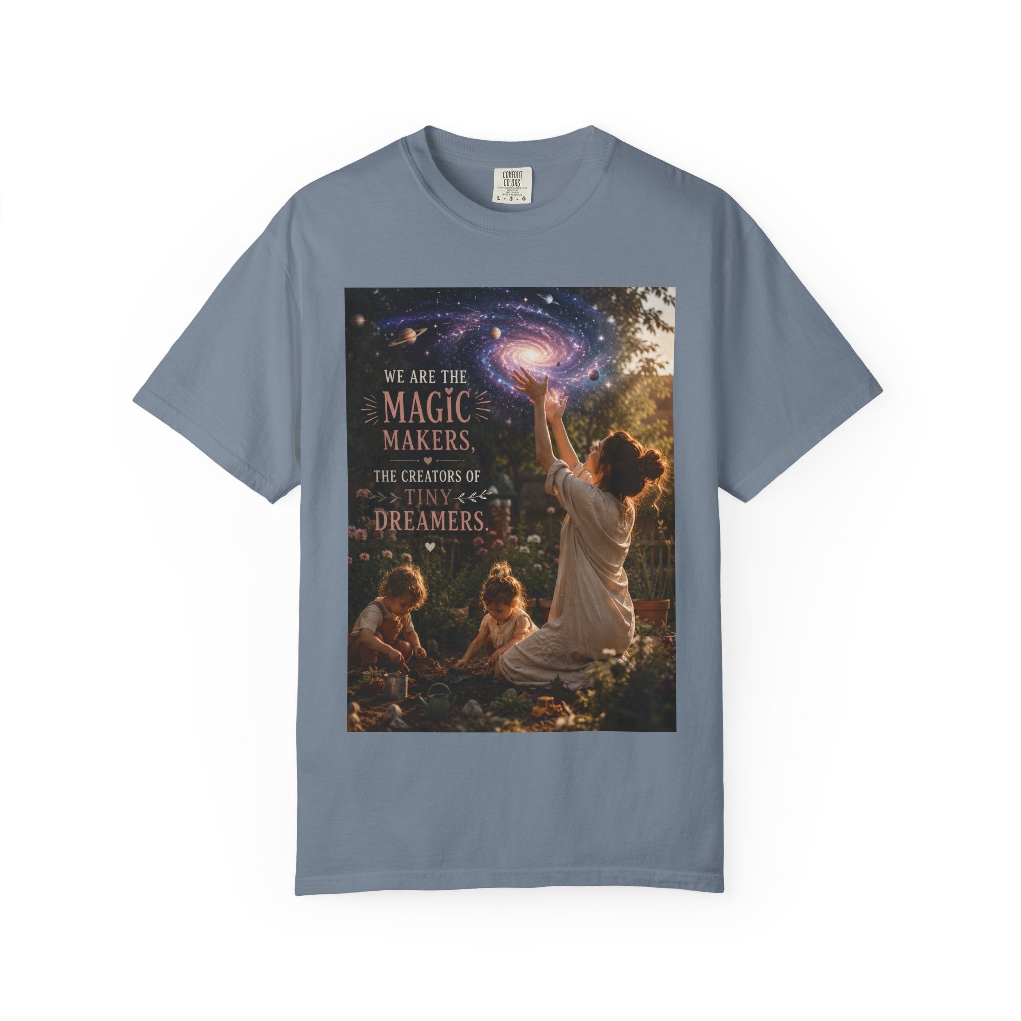 Magic Makers Dreamers T-Shirt — Whimsical Family Night Sky Tee