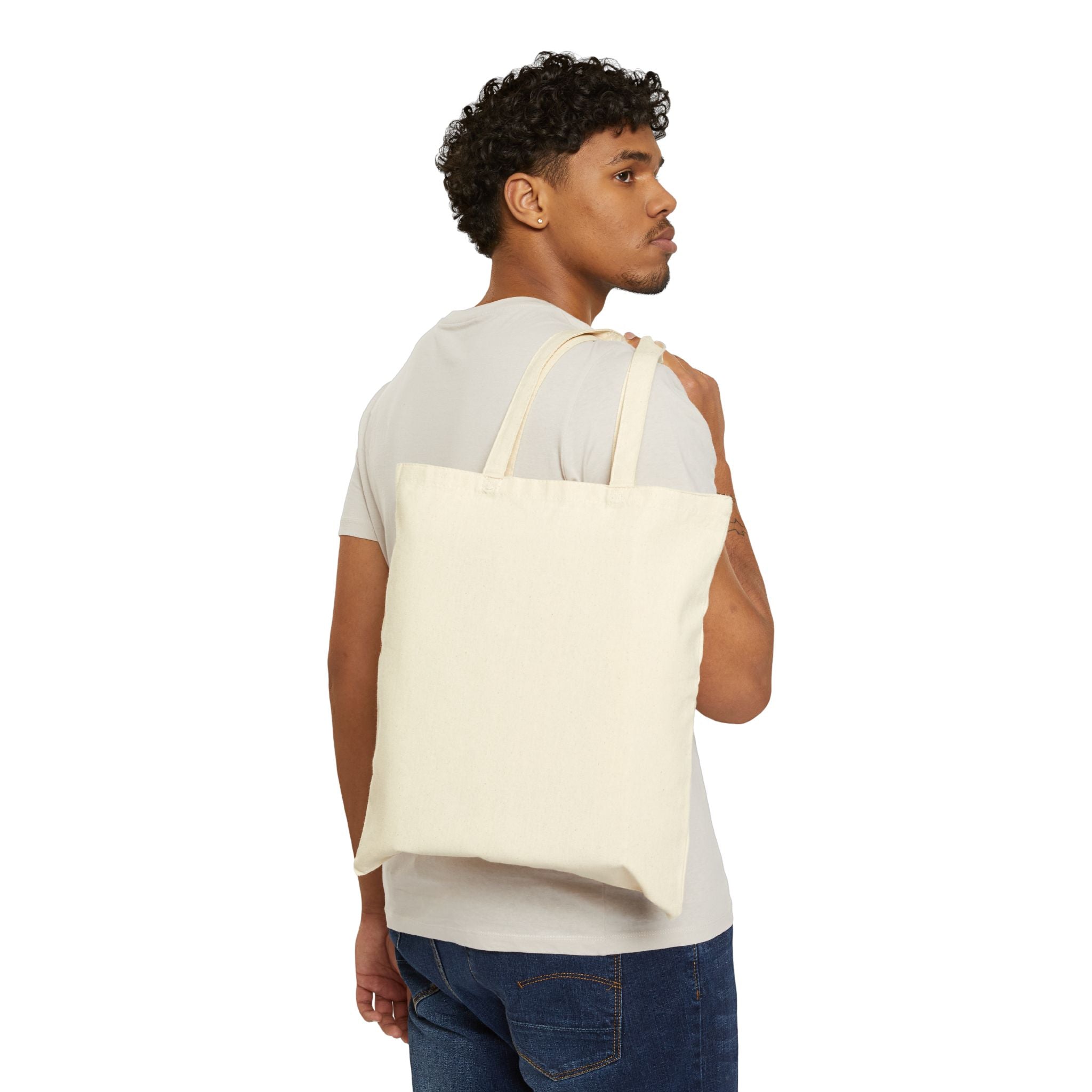 Forest Therapy Canvas Tote — Vintage Mountain Nature Bag
