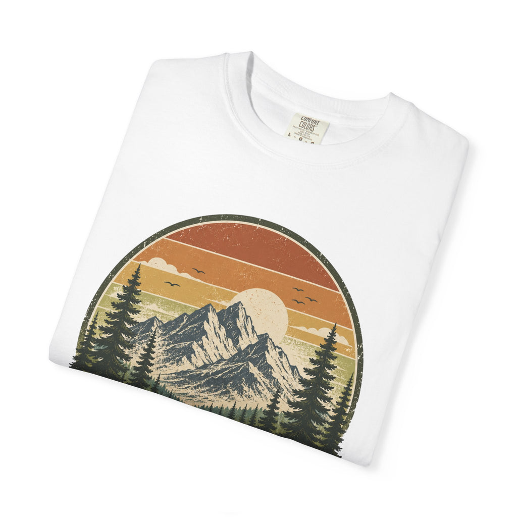 Forest Therapy T-Shirt — Mountain & Pines Nature Tee