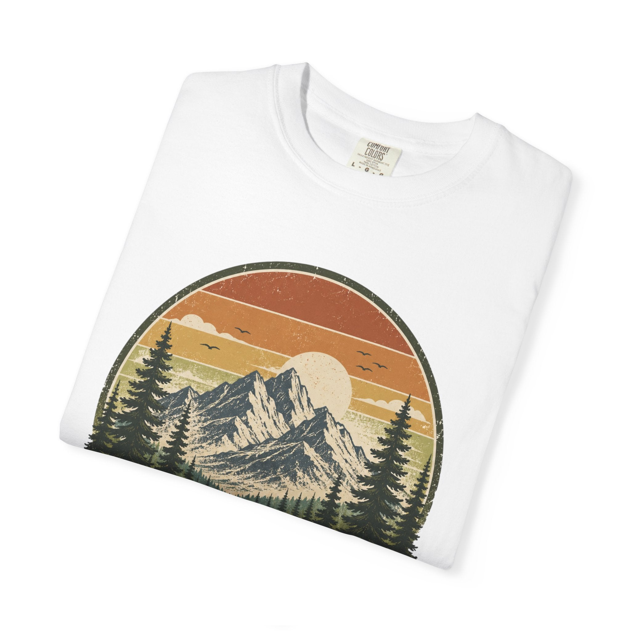 Forest Therapy T-Shirt — Mountain & Pines Nature Tee
