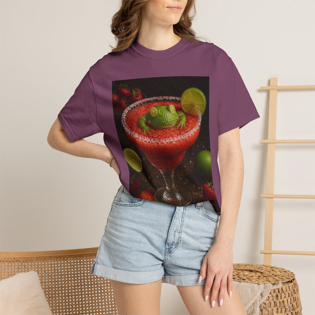 Strawberry Margarita T-Shirt — Fruity Cocktail Graphic Tee