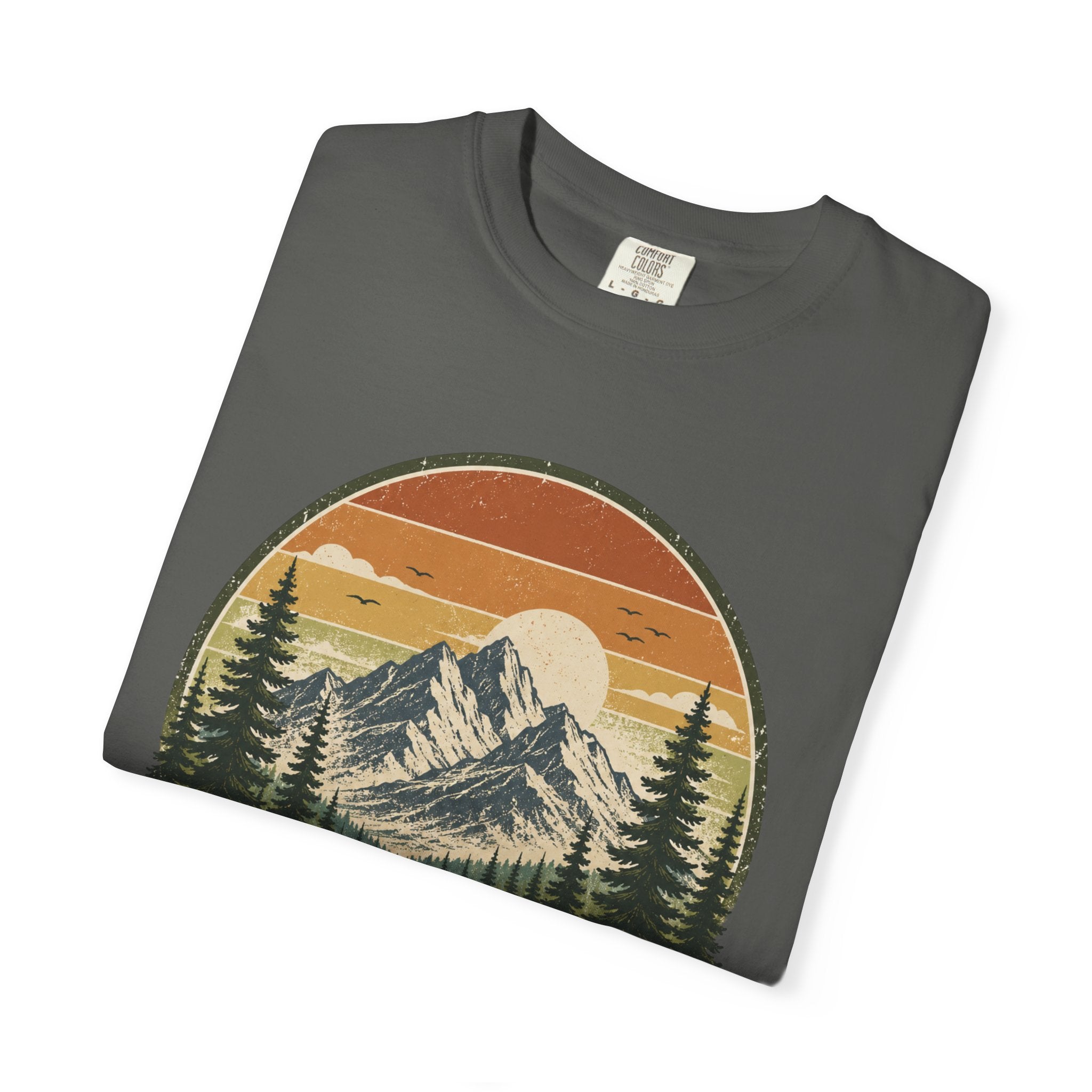 Forest Therapy T-Shirt — Mountain & Pines Nature Tee