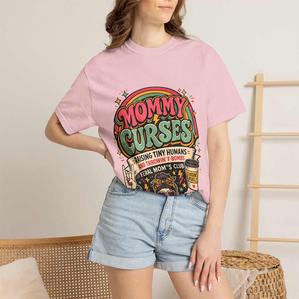Mommy Curses Graphic T-Shirt — Funny Mom Shirt