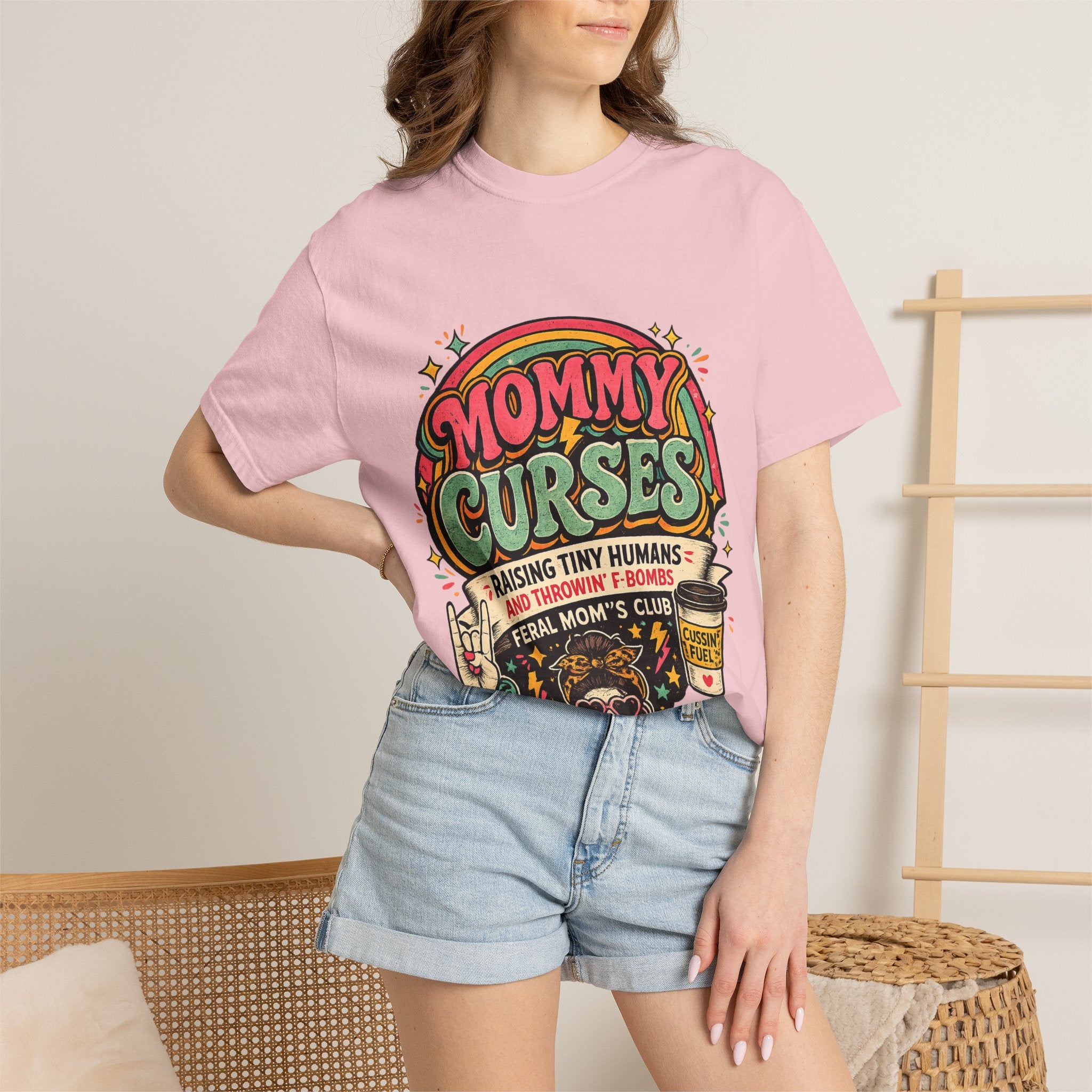 Mommy Curses Graphic T-Shirt — Funny Mom Shirt