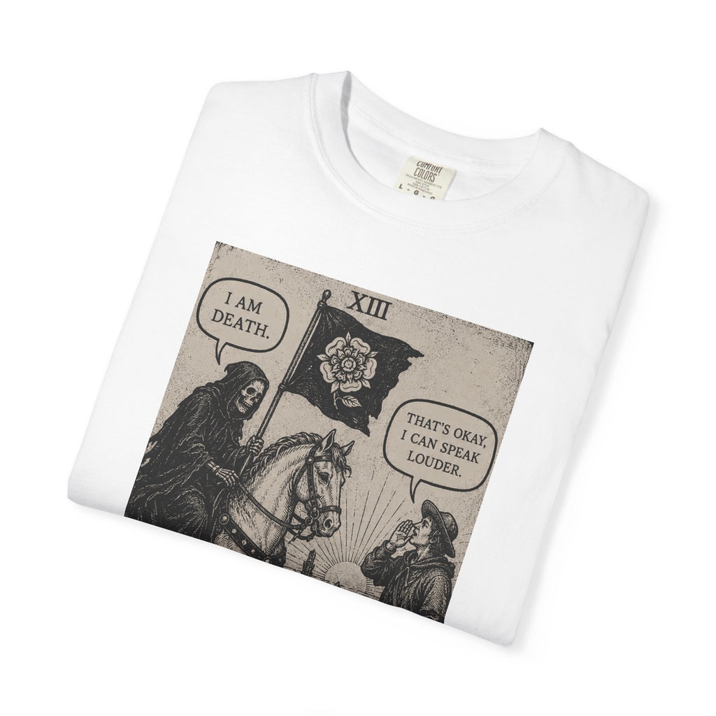 Death Tarot T-Shirt — Vintage Rider-Waite Card Design