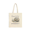 Tote Bag — "Beautifully Imperfect" Snail Canvas Tote
