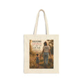 Tote Bag — "Raising Wild Flowers and Wild Kids" Rustic Mom & Child Canvas Tote