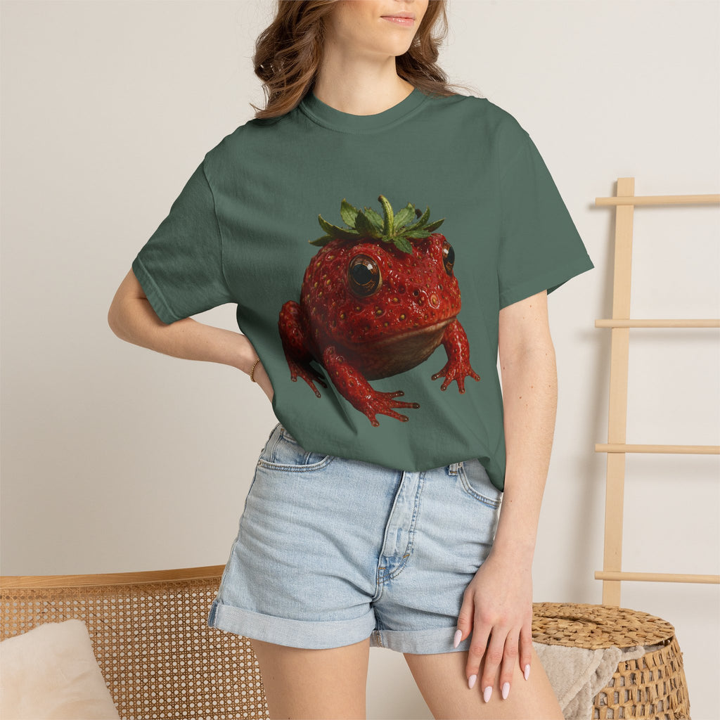 Strawberry Toad T‑Shirt — Cute Strawberry Frog Graphic Tee