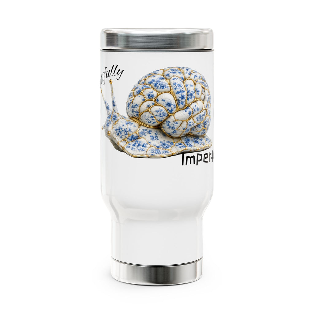Kintsugi MS Warrior Floral Stainless Steel Travel Mug — 14oz