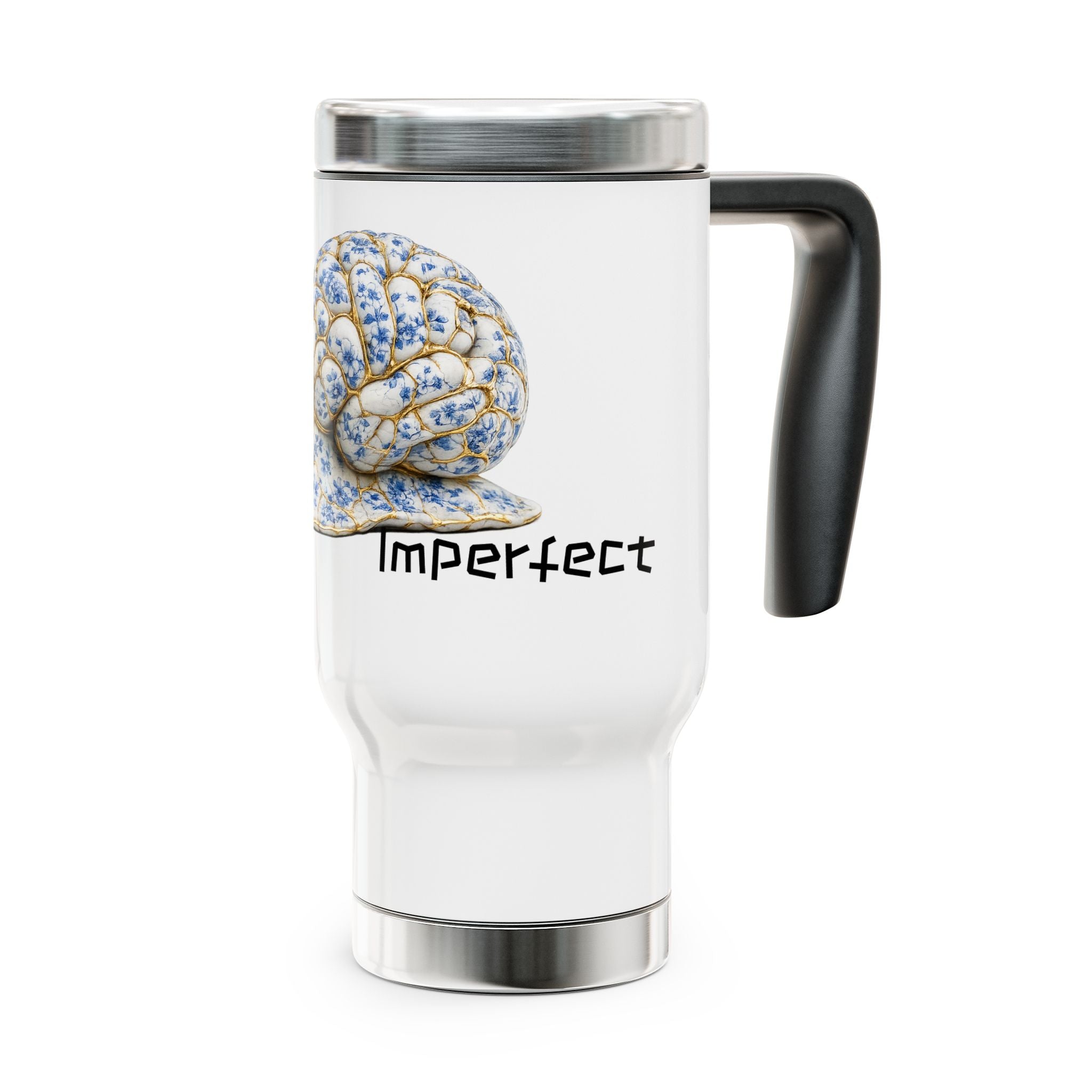 Kintsugi MS Warrior Floral Stainless Steel Travel Mug — 14oz