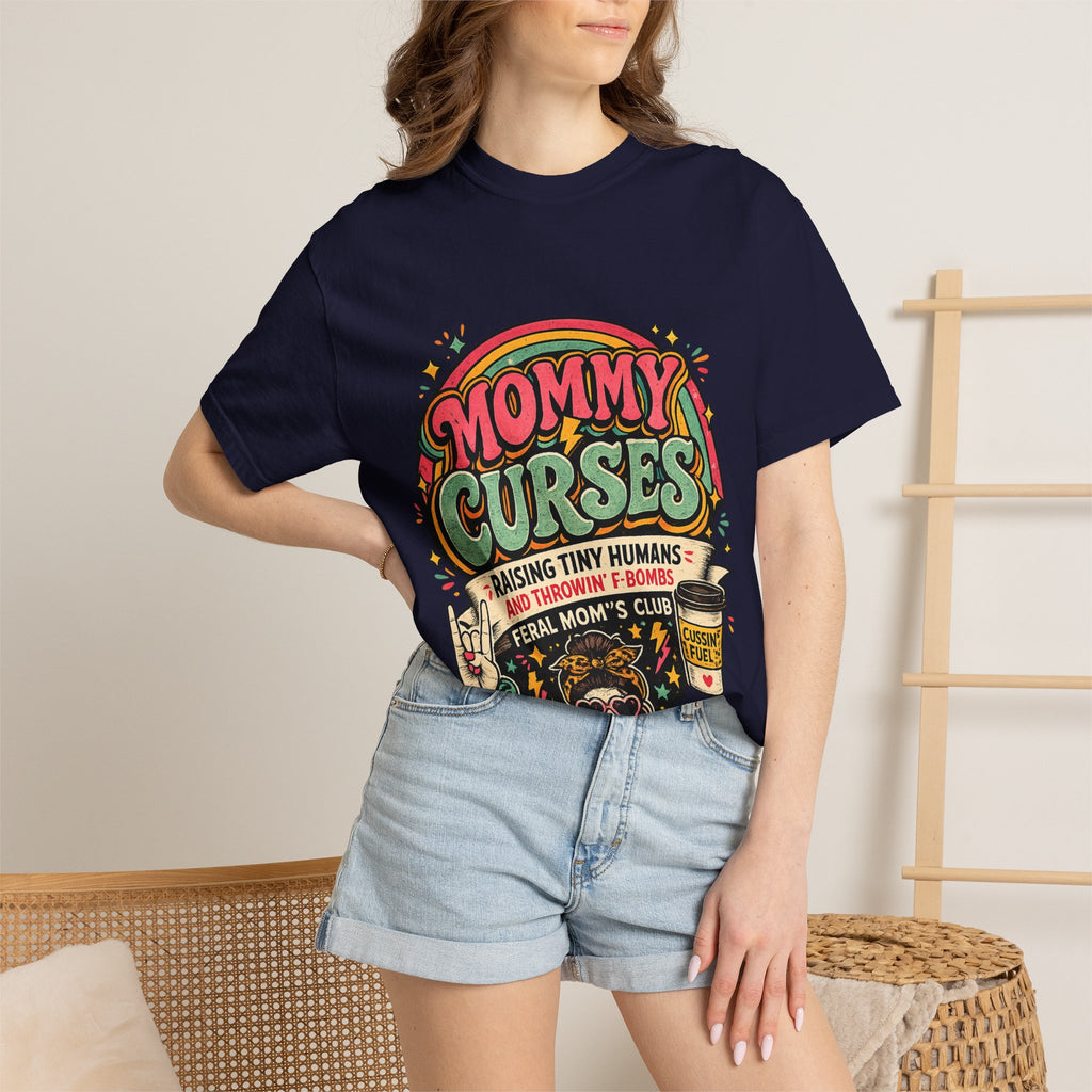 Mommy Curses Graphic T-Shirt — Funny Mom Shirt