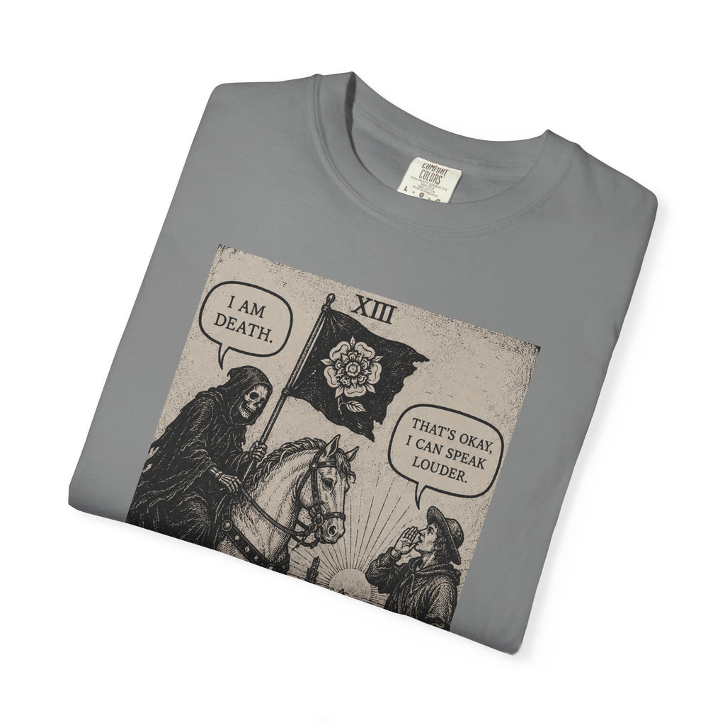Death Tarot T-Shirt — Vintage Rider-Waite Card Design