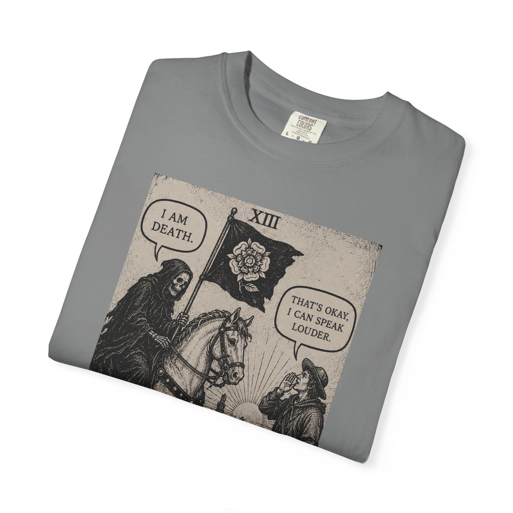 Death Tarot T-Shirt — Vintage Rider-Waite Card Design