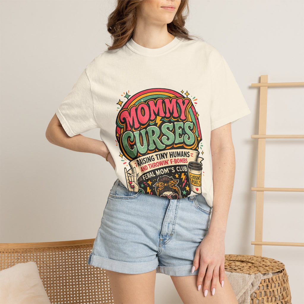Mommy Curses Graphic T-Shirt — Funny Mom Shirt