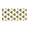 Beach Towel - Tropical Pineapple Frog Pattern (Summer Beach, Pool & Vacation Towel)