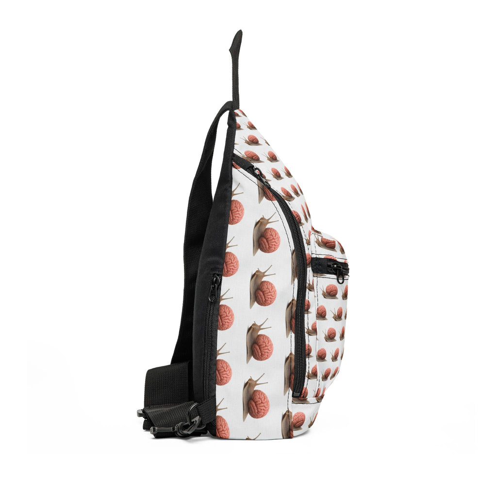 MS Warrior Snail Sling Bag — Multiple Sclerosis Brain Fog Awareness