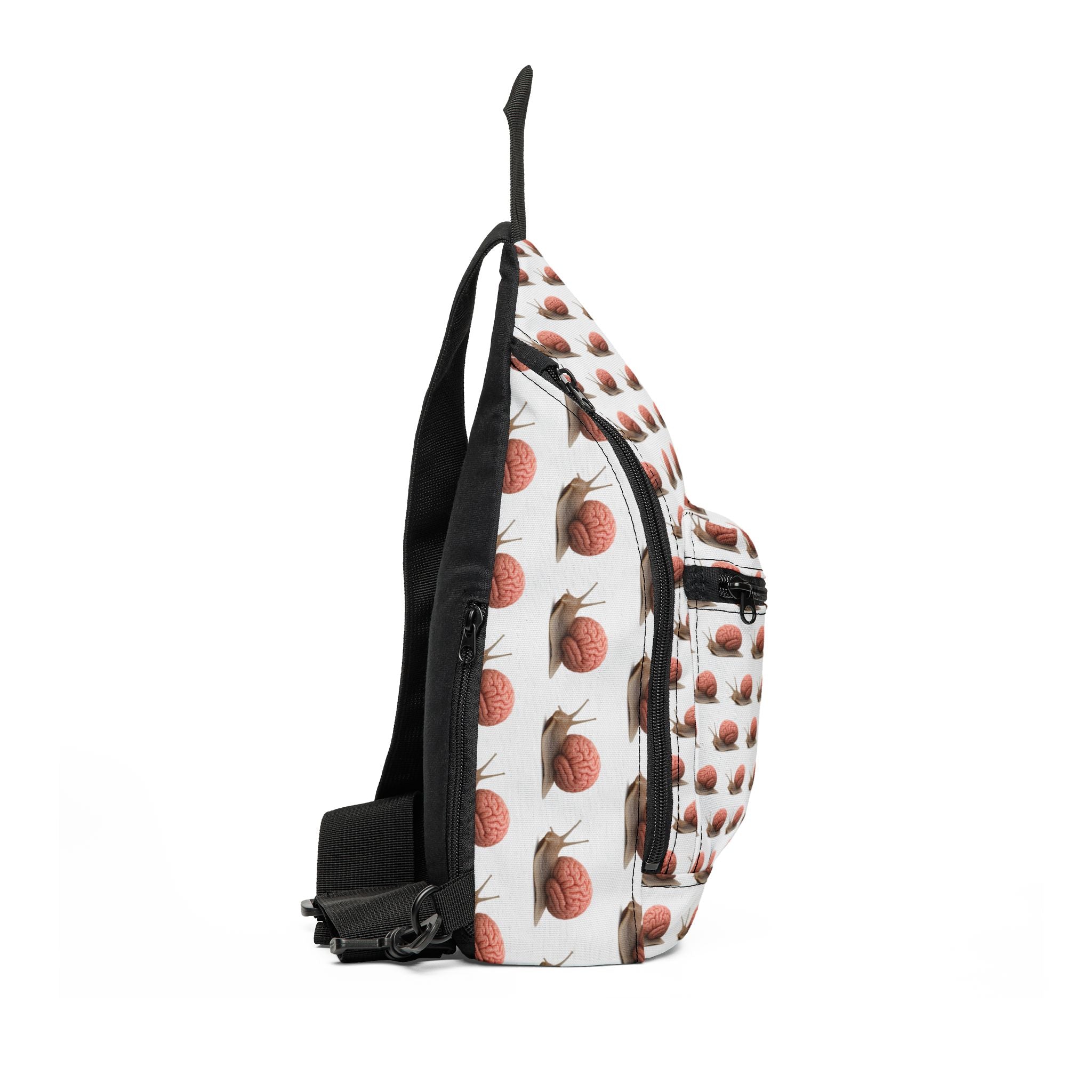 MS Warrior Snail Sling Bag — Multiple Sclerosis Brain Fog Awareness