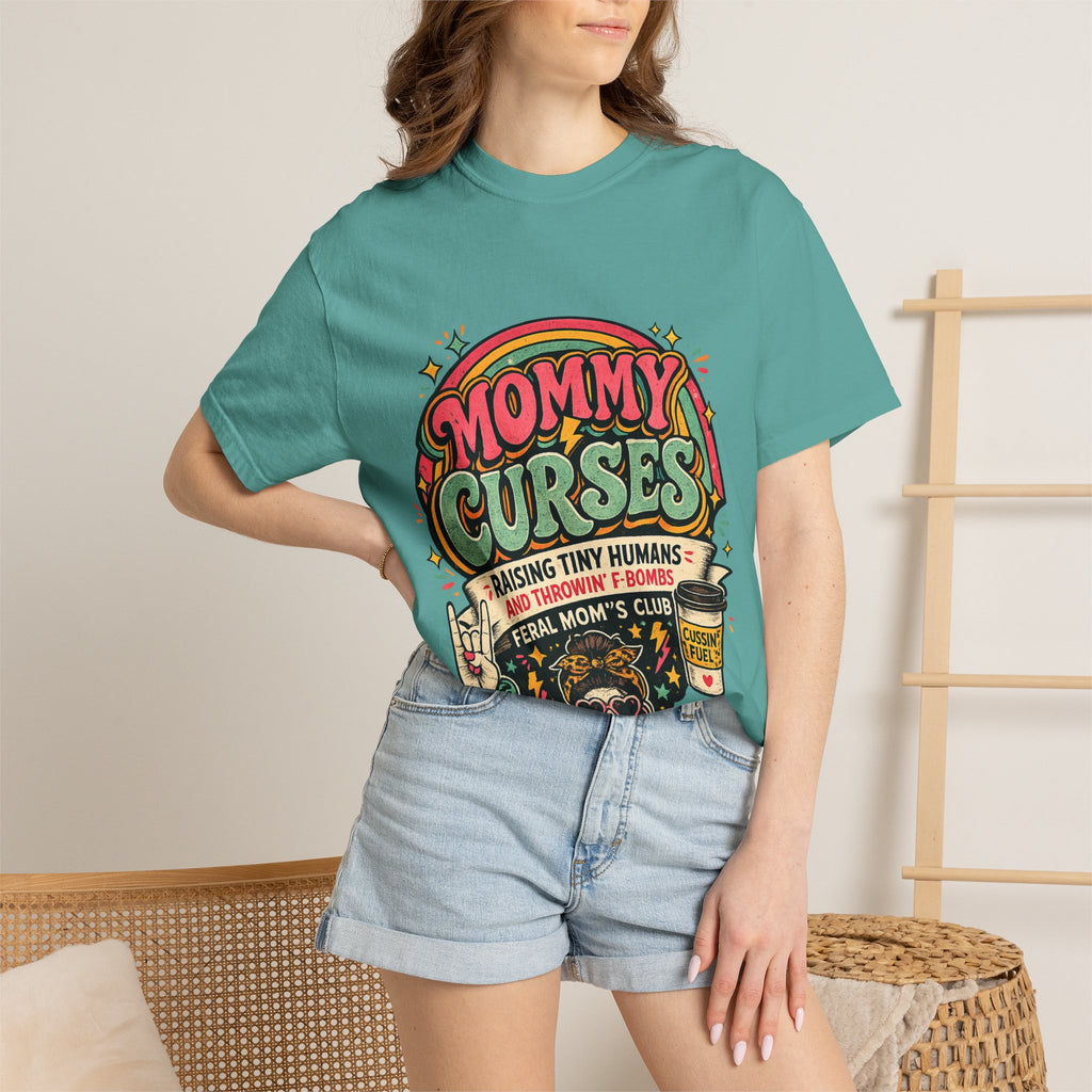 Mommy Curses Graphic T-Shirt — Funny Mom Shirt