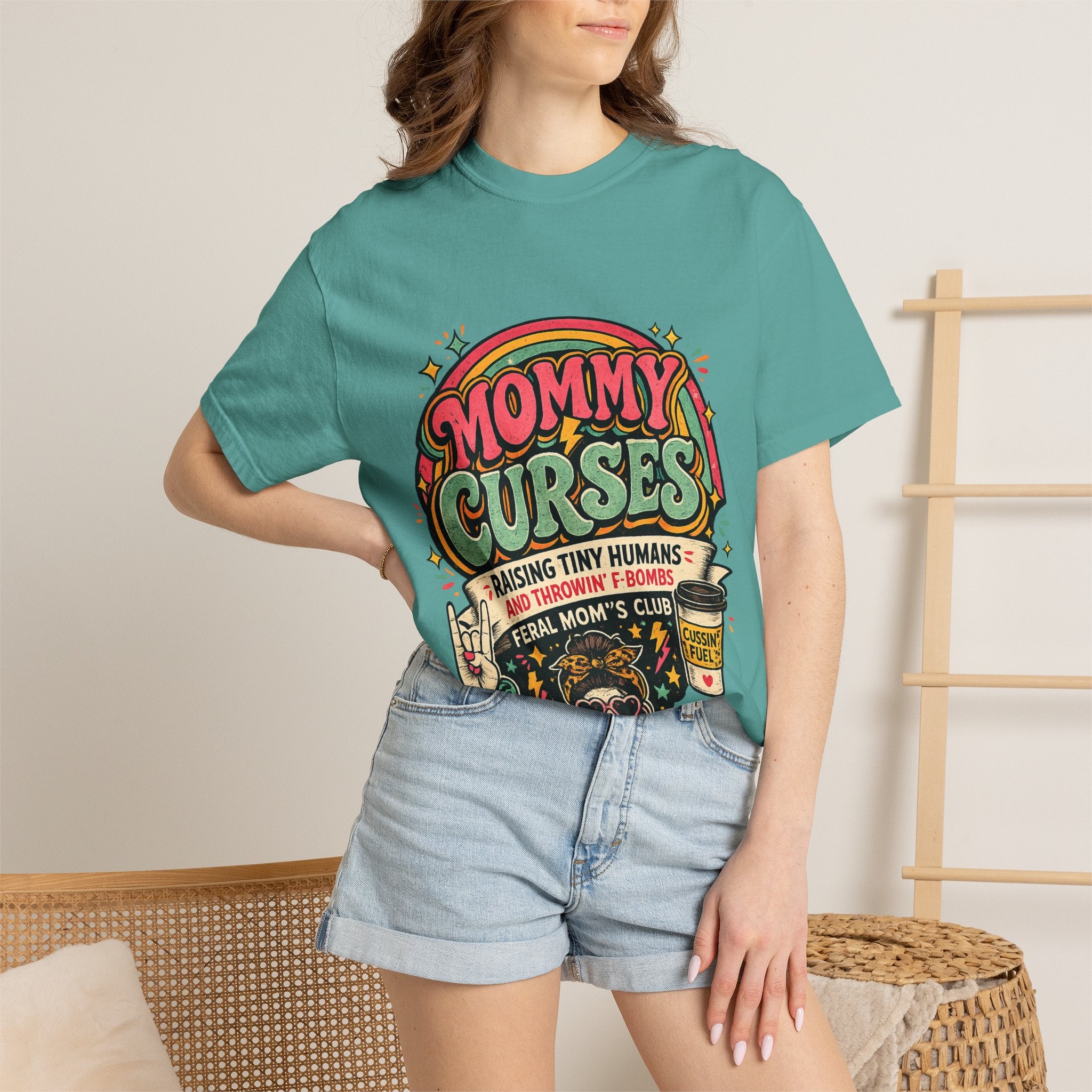 Mommy Curses Graphic T-Shirt — Funny Mom Shirt