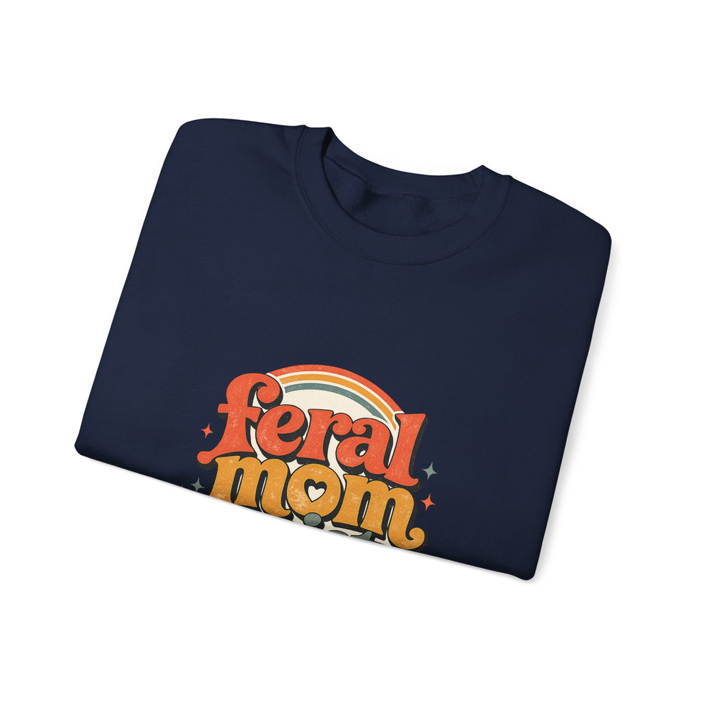 Mom Life Crewneck Sweatshirt — Cozy 'mom life' Pullover for Moms