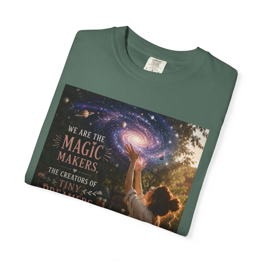 Magic Makers Dreamers T-Shirt — Whimsical Family Night Sky Tee