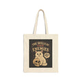 Tote Bag — "The Skulls of Your Enemies" Cute Cat Skull Graphic Cotton Tote