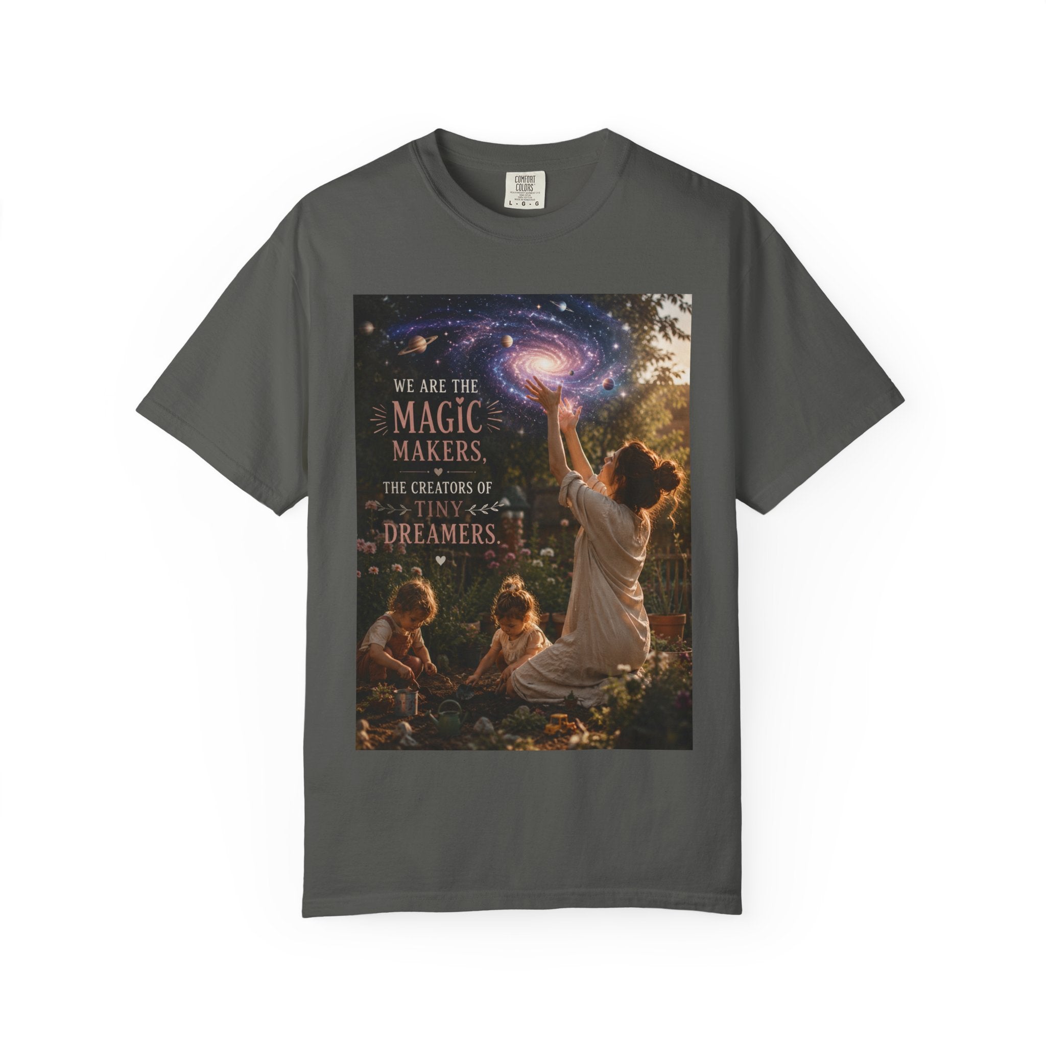 Magic Makers Dreamers T-Shirt — Whimsical Family Night Sky Tee