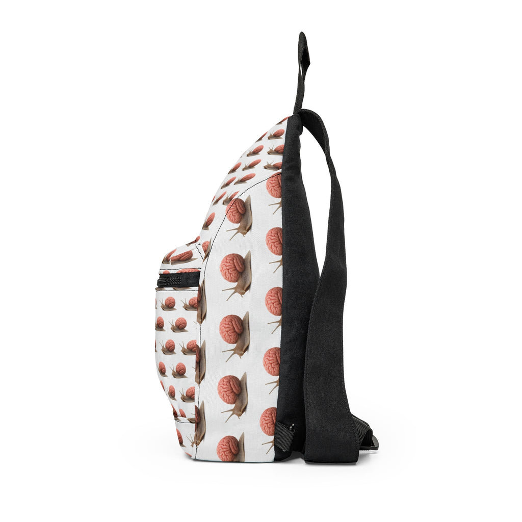 MS Warrior Snail Sling Bag — Multiple Sclerosis Brain Fog Awareness
