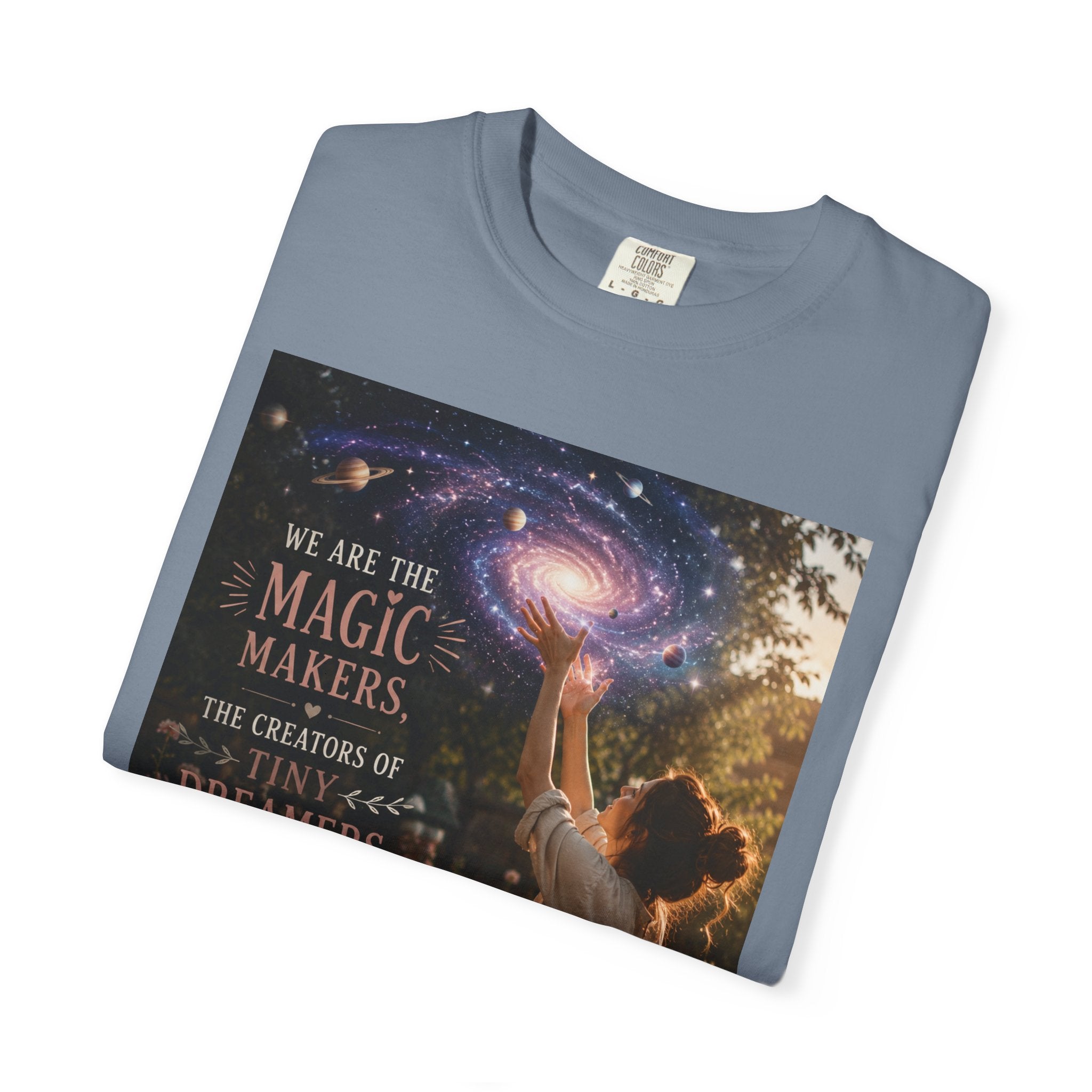 Magic Makers Dreamers T-Shirt — Whimsical Family Night Sky Tee