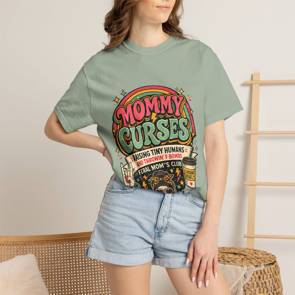 Mommy Curses Graphic T-Shirt — Funny Mom Shirt