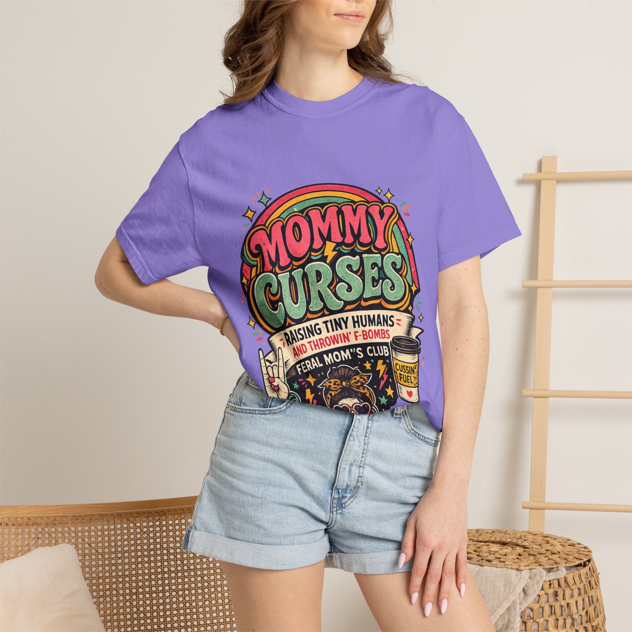 Mommy Curses Graphic T-Shirt — Funny Mom Shirt