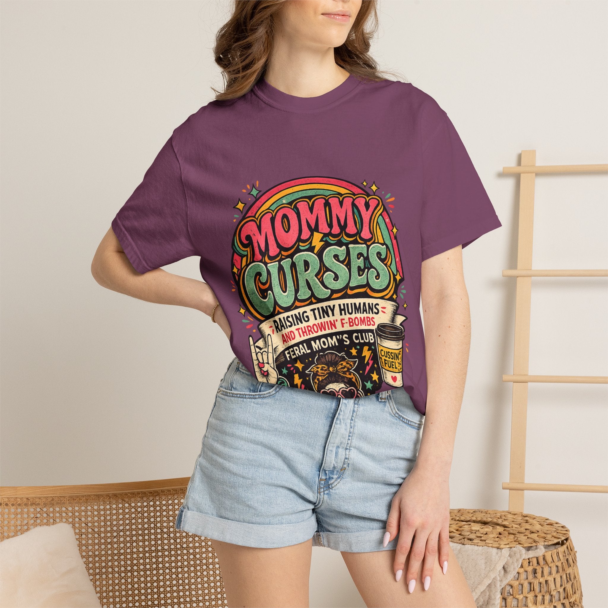 Mommy Curses Graphic T-Shirt — Funny Mom Shirt
