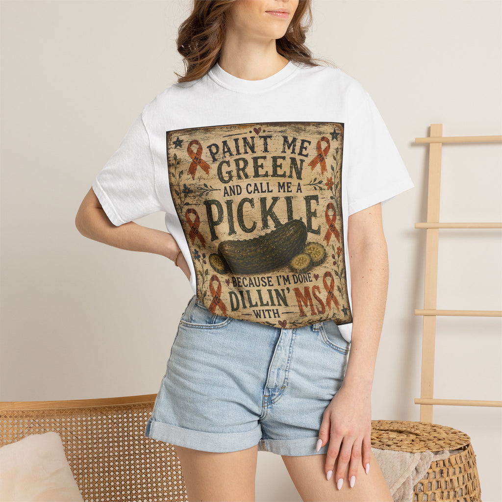 MS Awareness 'MS Warrior' Pickle T-Shirt